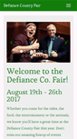 Mobile Screenshot of defiancefair.com